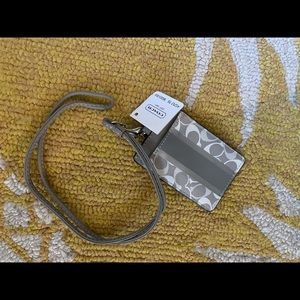 ID lanyard in signature canvas